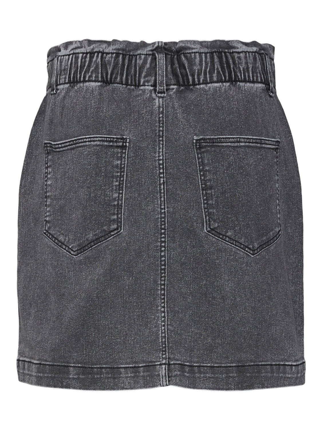 Vero Moda VMALMA Kort kjol -Dark Grey Denim - 10301803