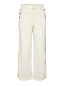 Vero Moda VMMARGOT Szeroki krój Jeans -Ecru - 10301825