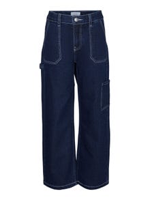 Vero Moda VMAMBER Straight Fit Jeans -Dark Blue Denim - 10301849