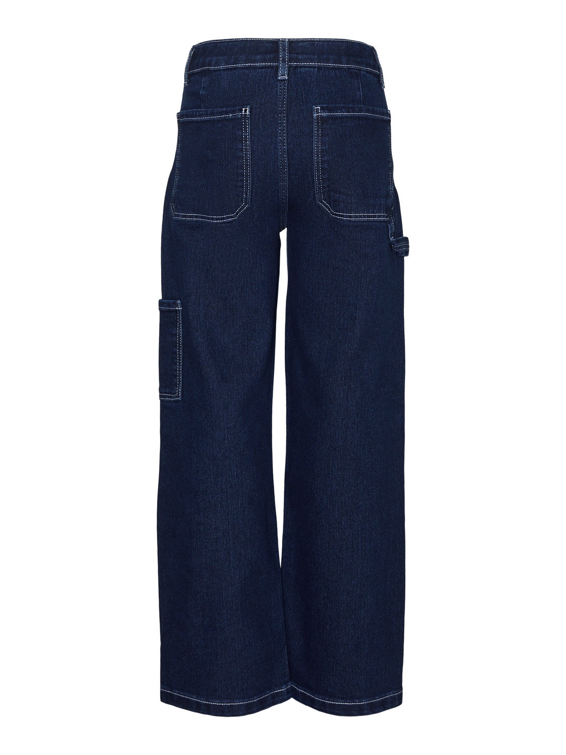 Vero Moda VMAMBER Krój prosty Jeans -Dark Blue Denim - 10301849