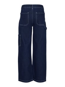 Vero Moda VMAMBER Straight Fit Jeans -Dark Blue Denim - 10301849