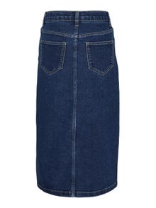 Vero Moda VMHEATHER Lang nederdel -Medium Blue Denim - 10301851