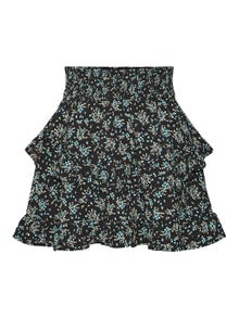 Vero Moda VMFLORALY Short Skirt -Black - 10301861
