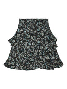 Vero Moda VMFLORALY Short Skirt -Black - 10301861