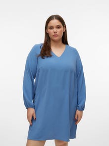 Vero Moda VMCALVA Kurzes Kleid -Coronet Blue - 10301888