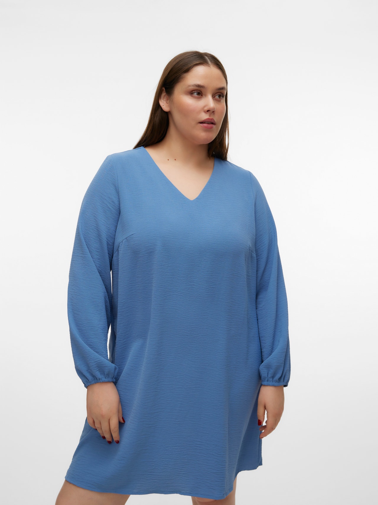 Vero Moda VMCALVA Kort klänning -Coronet Blue - 10301888