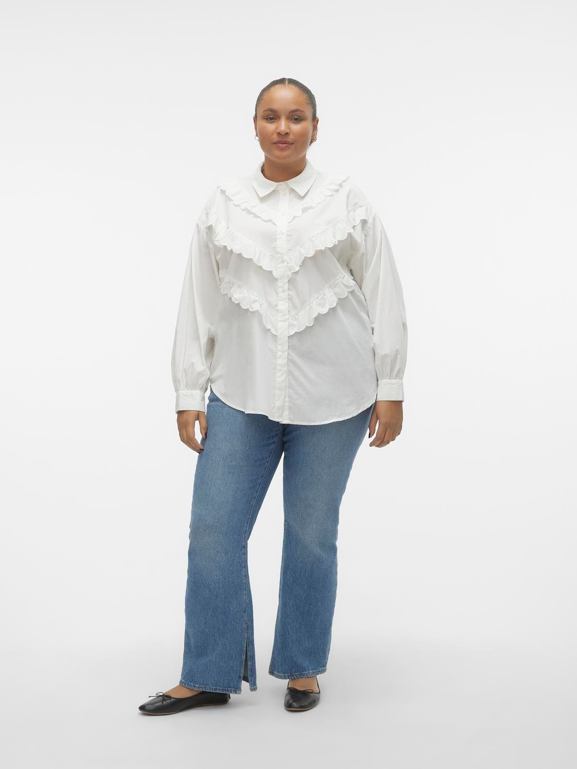 Vero Moda VMCBEATE Shirt -Snow White - 10301945