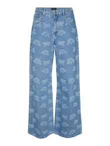 Vero Moda VMLACE Flared Fit Jeans -Medium Blue Denim - 10301997