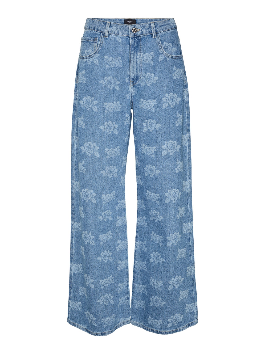 Vero Moda VMLACE Utsvängd passform Jeans -Medium Blue Denim - 10301997