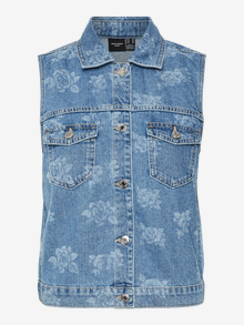 Vero Moda VMLACE Skräddarsydd väst -Medium Blue Denim - 10301998