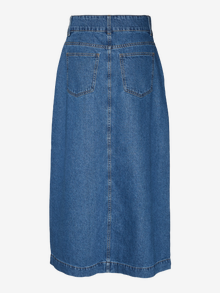 Vero Moda VMJULIA Hohe Taille Langer Rock -Medium Blue Denim - 10302007