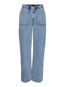 Vero Moda VMPAM Krój cargo Jeans -Medium Blue Denim - 10302010