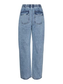 Vero Moda VMPAM Mid Rise Cargo Schnitt Jeans -Medium Blue Denim - 10302010