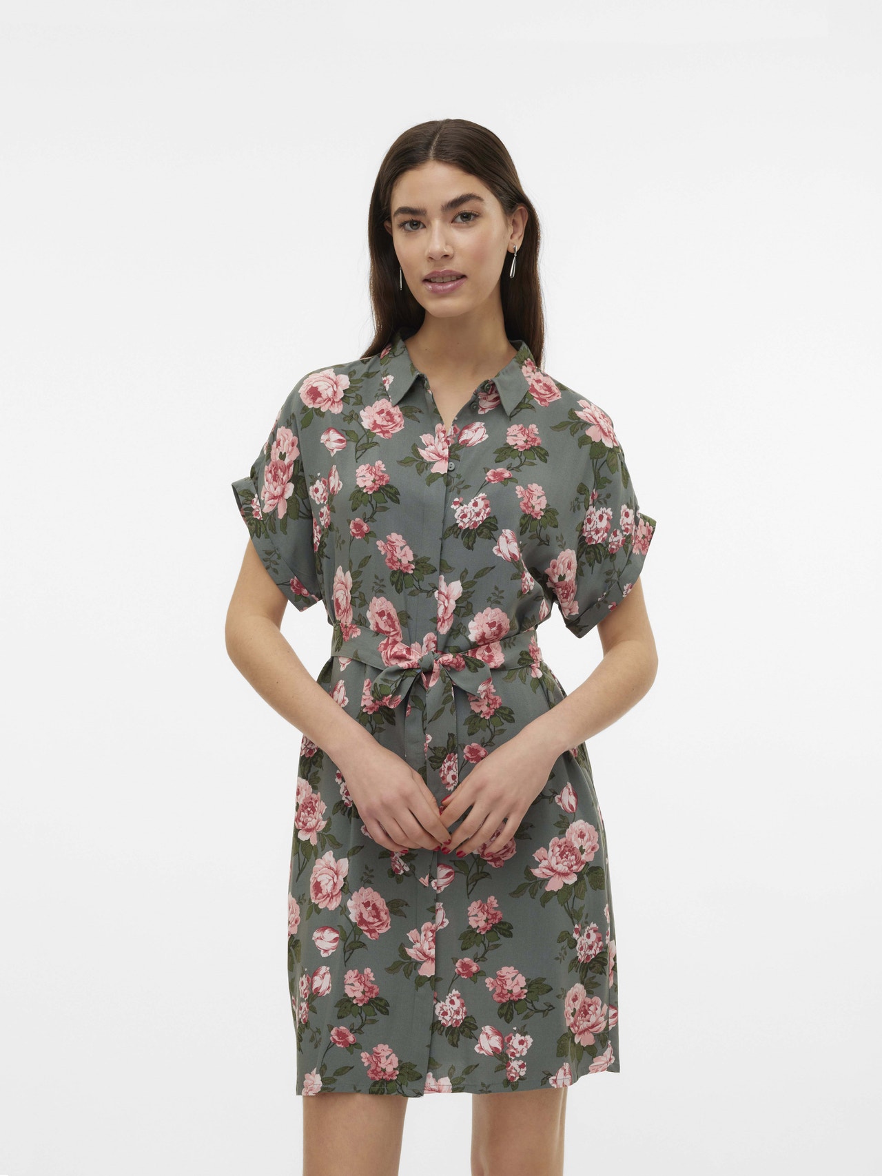 Vero Moda VMEASY Kort klänning -Laurel Wreath - 10302043