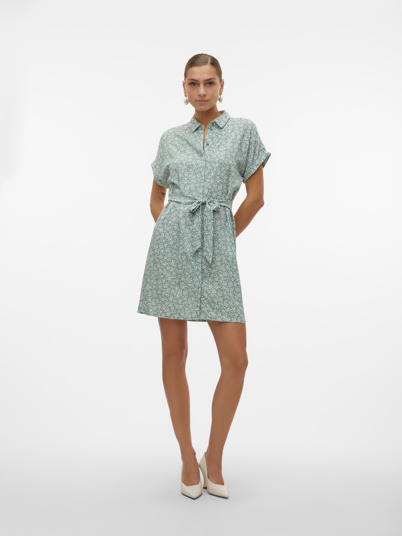 Vero Moda VMEASY Robe courte -Hedge Green - 10302043