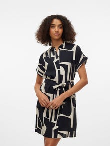 Vero Moda VMEASY Kurzes Kleid -Black - 10302043