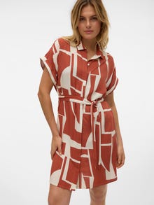 Vero Moda VMEASY Kort kjole -Birch - 10302043