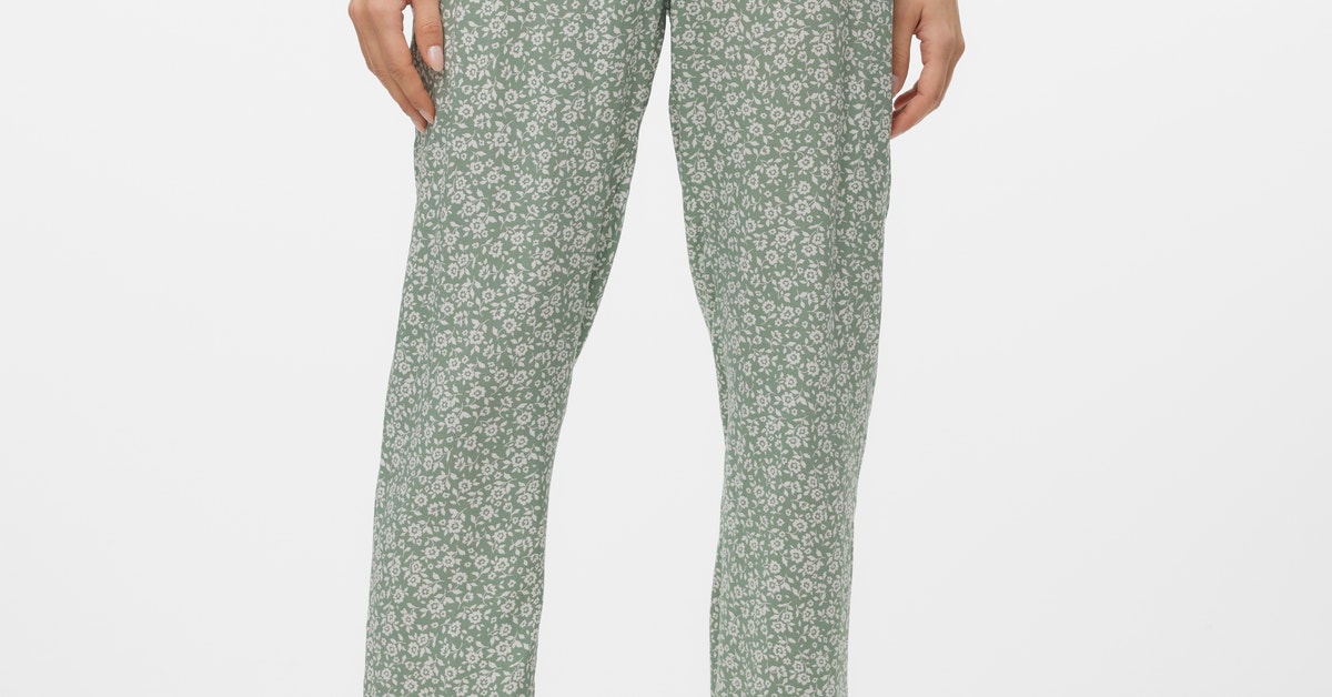 VMEASY Mittlere Taille Hose | Dunkelgrün | Vero Moda® 