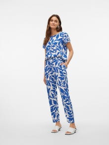 Vero Moda VMEASY Middels høy midje Bukser -Snow White - 10302045