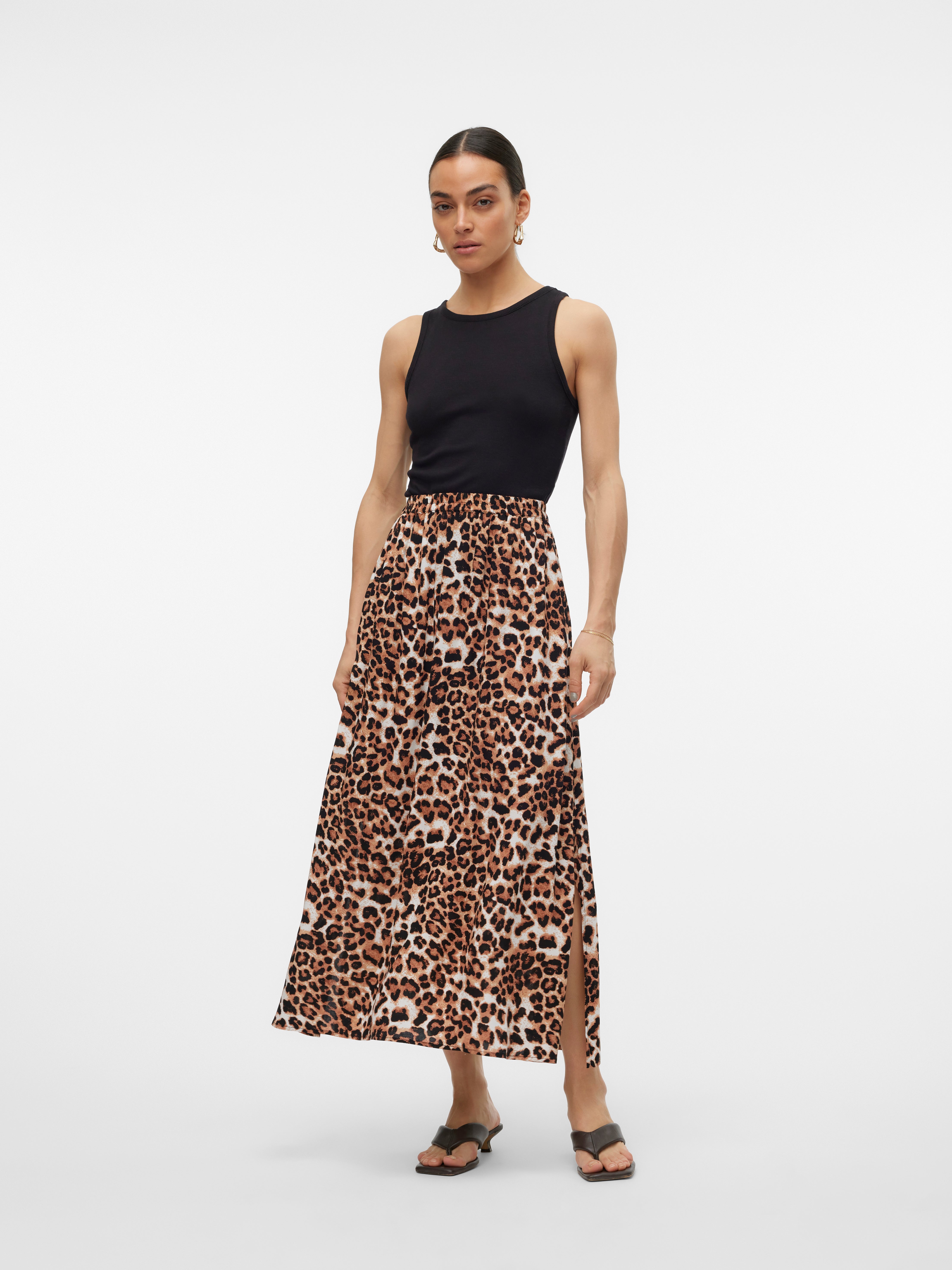 VMEASY High waist Long Skirt