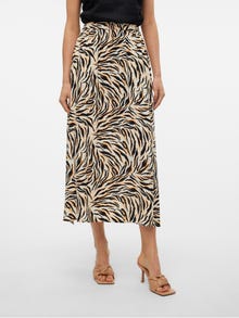 Vero Moda VMEASY Korkea vyötärö Pitkä hame -Birch - 10302047