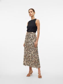 Vero Moda VMEASY Korkea vyötärö Pitkä hame -Birch - 10302047