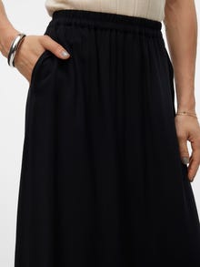 Vero Moda VMEASY Wysoka talia Długa spódnica -Black - 10302047