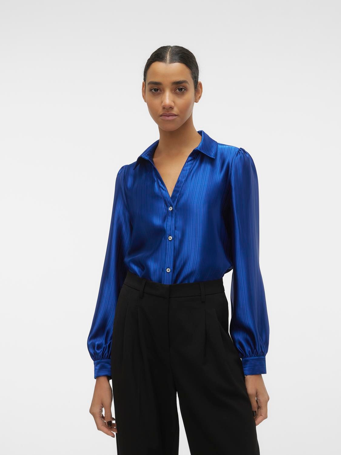Vero Moda VMGADIA Overhemd -Mazarine Blue - 10302173