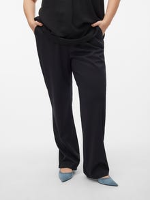 Vero Moda VMCCADENCE Medelhög midja Byxor -Black - 10302197