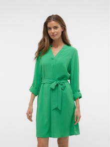 Vero Moda VMGAVINA Sukienka midi -Bright Green - 10302327