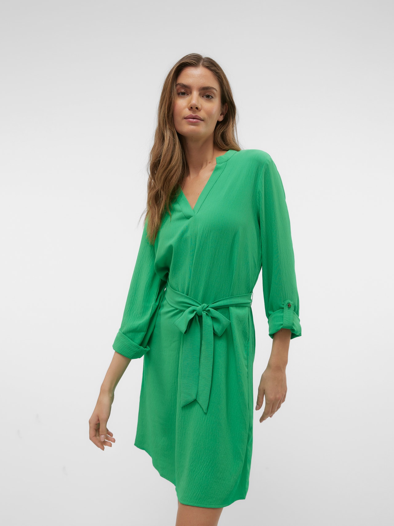 Vero Moda VMGAVINA Vestido midi -Bright Green - 10302327