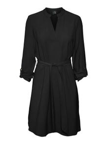 Vero Moda VMGAVINA Midi dress -Black - 10302327