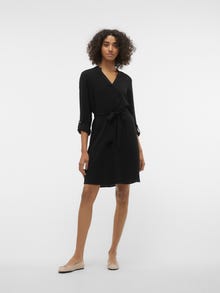 Vero Moda VMGAVINA Midikjole -Black - 10302327