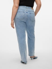 Vero Moda VMCISA Hohe Taille Hohe Taille Jeans -Light Blue Denim - 10302447