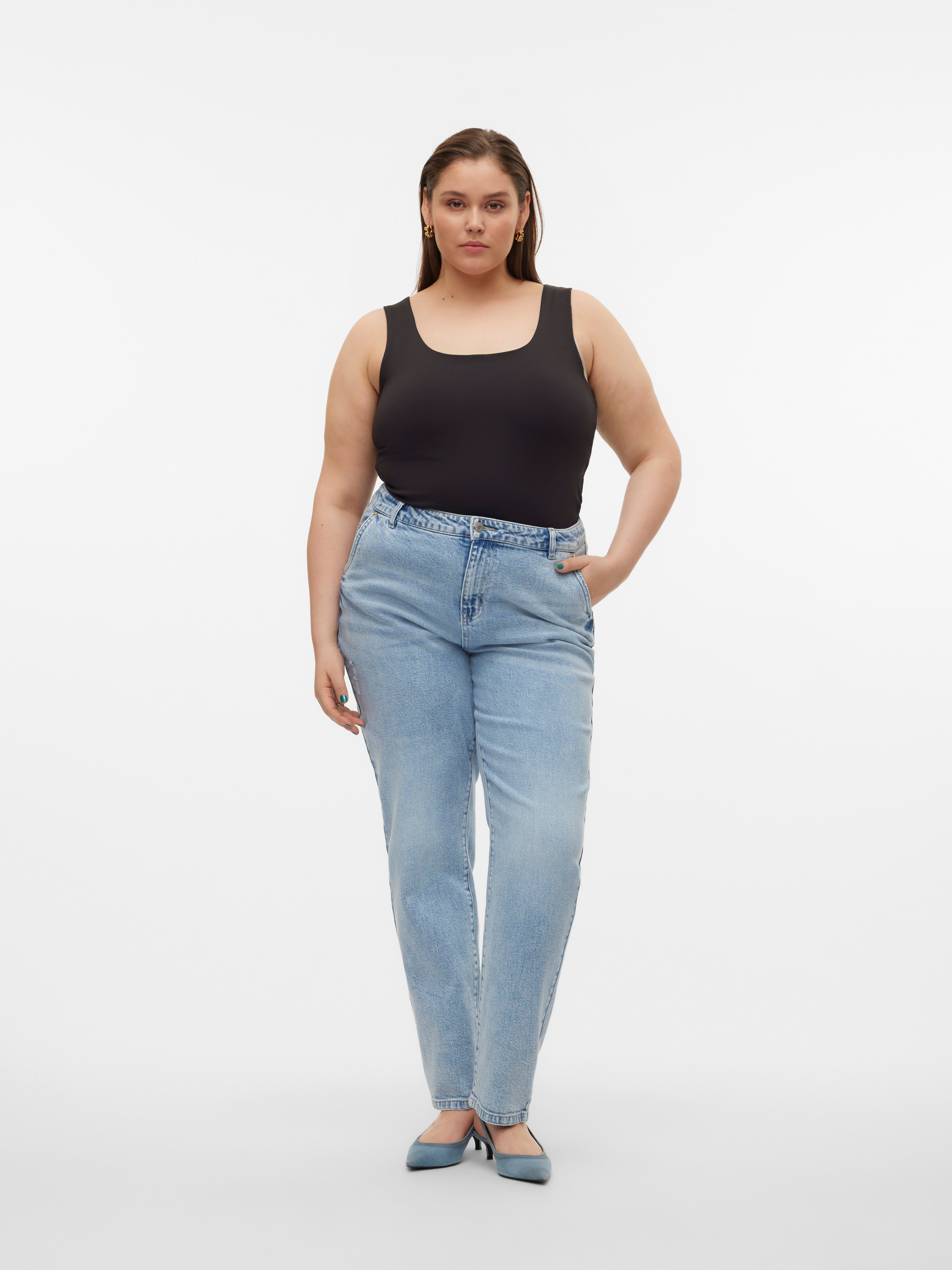 VMCISA High rise Mom Fit Jeans