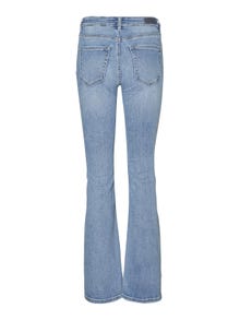 Vero Moda VMFLASH Utsvängd passform Jeans -Light Blue Denim - 10302479
