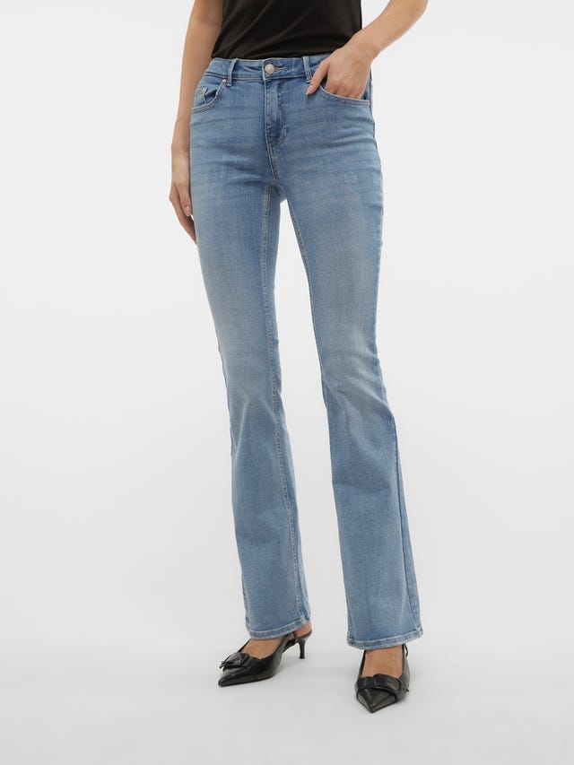 Vero Moda VMFLASH Mid rise Flared fit Jeans - 10302479