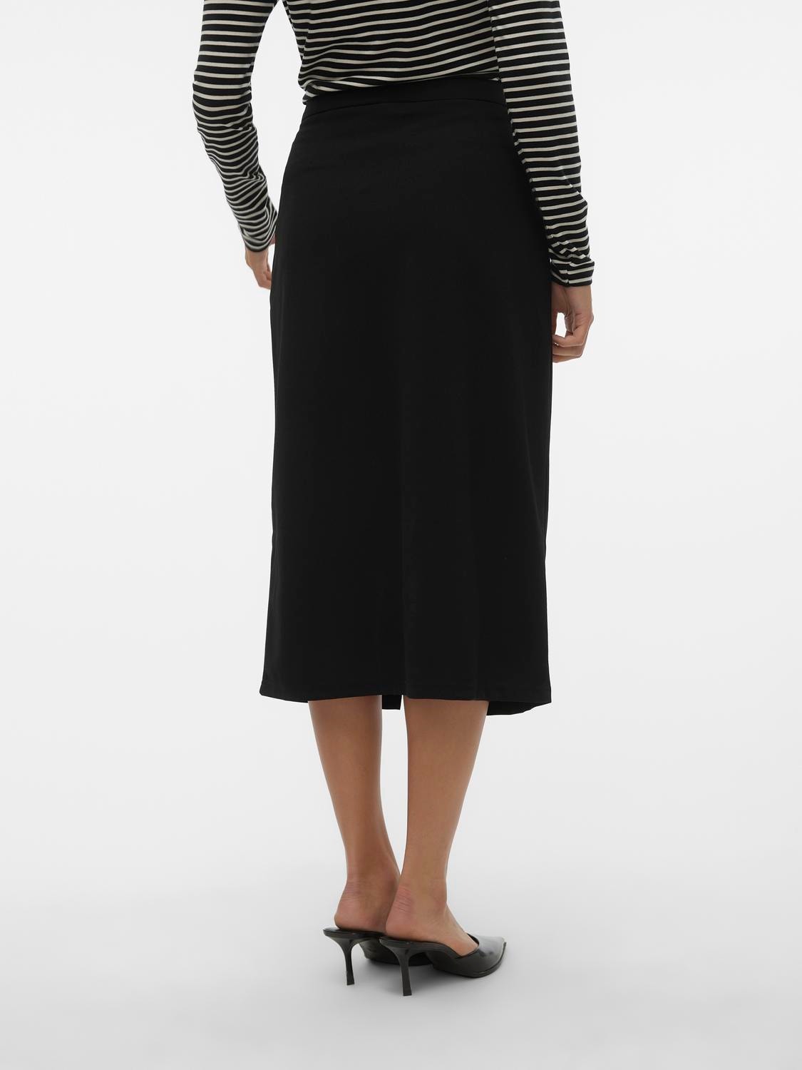 Vero Moda VMCUBA Long Skirt -Black - 10302484