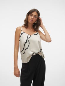 Vero Moda VMMERLE Top -Pumice Stone - 10302489