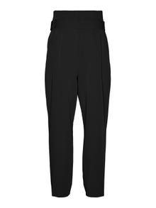 Vero Moda VMCLEA High rise Trousers -Black - 10302535