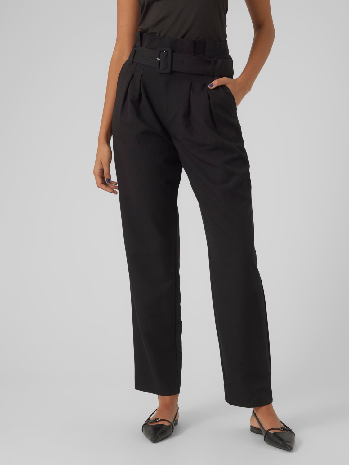 Pantalon taille on sale haute vero moda