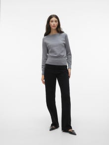 Vero Moda VMLAURA Genser -Medium Grey Melange - 10302561