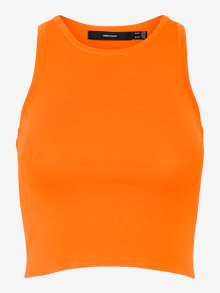 Vero Moda VMGINNY Neulepuserot -Vibrant Orange - 10302624