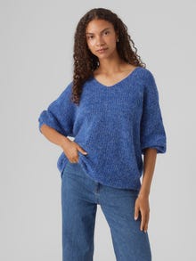 Vero Moda VMJULIE Pullover -Beaucoup Blue - 10302656