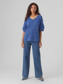 Vero Moda VMJULIE Pullover -Beaucoup Blue - 10302656