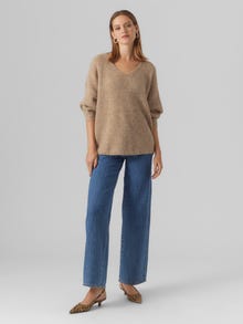 Vero Moda VMJULIE Trøje -Silver Mink - 10302656