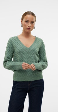 Generic Sweat à capuche pour femme Motif gaufré, vert, XL
