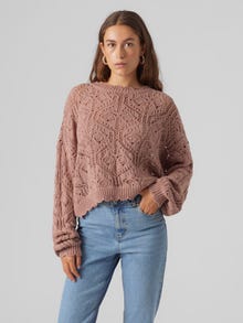 Vero Moda VMFIOLA Genser -Woodrose - 10302678