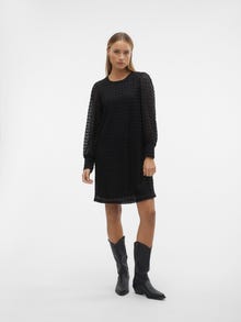 Vero Moda VMBECCA Kort kjole -Black - 10302681