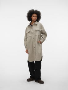 Vero Moda VMVINCE Frakke -Silver Mink - 10302703